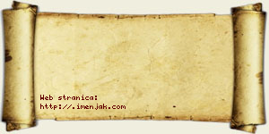 Daniel Stranjaković vizit kartica